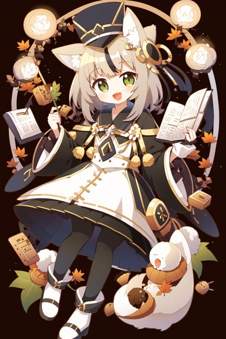 18012-76861996-1girl, book, animal ears, green eyes, smile, open mouth, solo, wh.jpeg