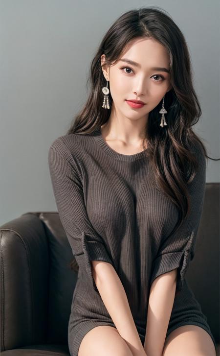 01575-4107264192-1girl, solo, long hair, earrings, jewelry, sitting, sweater, lo.jpeg