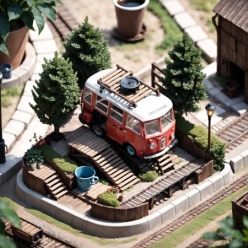 【LYCORIS】迷你世界SDXL-miniature world SDXLsdxl_loha_miniature2_v2[4003AFBC31]